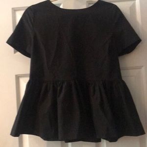 Tuckernuck Black Blouse With Open Back Ties